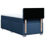 Giroletto a Molle con Materasso Blu 100x200 cm in Tessuto