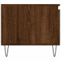 Tavolino da Salotto Rovere Marrone100x50x45cm Legno Multistrato