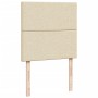 Giroletto a Molle con Materasso Crema 100x200 cm in Tessuto