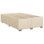 Giroletto a Molle con Materasso Crema 90x200 cm inTessuto