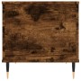 Tavolino da Salotto Rovere Fumo 60x44,5x45 cm Legno Multistrato