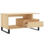 Tavolino da Salotto Rovere Sonoma 90x49x45 cm Legno Multistrato