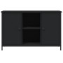 Mobile Porta TV Nero 100x35x65 cm in Legno Multistrato