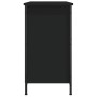 Mobile Porta TV Nero 100x35x65 cm in Legno Multistrato