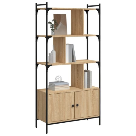 Libreria Ante Rovere Sonoma 76,5x30x154,5 cm Legno Multistrato