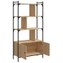 Libreria Ante Rovere Sonoma 76,5x30x154,5 cm Legno Multistrato