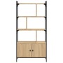 Libreria Ante Rovere Sonoma 76,5x30x154,5 cm Legno Multistrato