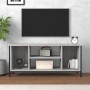 Mobile TV Grigio Sonoma 102x35x45 cm in Legno Multistrato