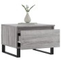 Tavolini Salotto 2pz Grigio Sonoma 50x46x35cm Legno Multistrato