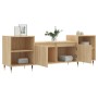 Mobile Porta TV Rovere Sonoma 160x35x55 cm Legno Multistrato