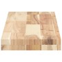 Ripiano a Parete 80x20x4 cm Legno Massello Acacia Non Trattato