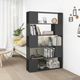 Libreria/Divisorio Grigio 100x24x155 cm in Truciolato