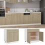 Mobile Inferiore Cassetto Rovere Sonoma 80x46x81,5 Multistrato