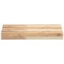 Mensole da Parete 2 pz 60x30x4 cm Legno Acacia Non Trattato