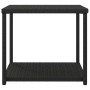 Tavolino Nero 55x45x49 cm in Polyrattan