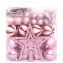 Set Addobbi di Natale 65 pz Rosa/Rosso/Bianco