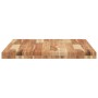 Piano Scrivania a Olio 100x60x4 cm Legno Massello Acacia