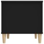 Tavolino da Salotto Nero 60x44,5x45 cm in Legno Multistrato