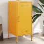 Credenza Giallo Senape 36x39x79 cm Acciaio Laminato a Freddo