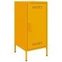 Credenza Giallo Senape 36x39x79 cm Acciaio Laminato a Freddo