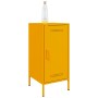 Credenza Giallo Senape 36x39x79 cm Acciaio Laminato a Freddo