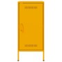 Credenza Giallo Senape 36x39x79 cm Acciaio Laminato a Freddo