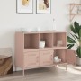 Credenza Rosa 100,5x39x79 cm in Acciaio Laminato a Freddo