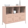 Credenza Rosa 100,5x39x79 cm in Acciaio Laminato a Freddo