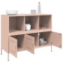 Credenza Rosa 100,5x39x79 cm in Acciaio Laminato a Freddo