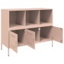 Credenza Rosa 100,5x39x79 cm in Acciaio Laminato a Freddo