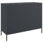 Credenza Antracite 100,5x39x79 cm in Acciaio Laminato a Freddo