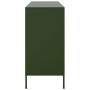 Credenza Verde Oliva 100,5x39x79cm in Acciaio Laminato a Freddo