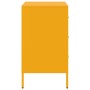 Comodini 2pz Giallo Senape 36x39x68cm Acciaio Laminato a Freddo