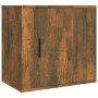 Comodini a Muro 2 pz Rovere Fumo 50x30x47 cm