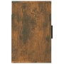 Comodini a Muro 2 pz Rovere Fumo 50x30x47 cm