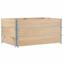 Paretali per Pallet 3 pz 120x80 cm in Legno Massello di Pino