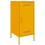 Credenze 2pz Giallo Senape 36x39x79cm Acciaio Laminato a Freddo