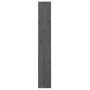 Libreria/Divisorio Grigio 60x30x199,5 cm Legno Massello di Pino