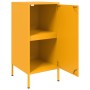 Credenze 2pz Giallo Senape 36x39x79cm Acciaio Laminato a Freddo