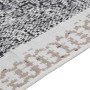Tappeto Nero e Grigio 160x230 cm in Cotone