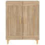 Credenza Rovere Sonoma 69,5x34x90 cm in Legno Multistrato