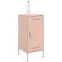 Credenze 2pz Rosa 36x39x79 cm in Acciaio Laminato a Freddo