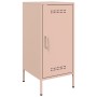 Credenze 2pz Rosa 36x39x79 cm in Acciaio Laminato a Freddo