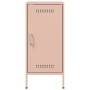 Credenze 2pz Rosa 36x39x79 cm in Acciaio Laminato a Freddo