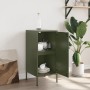 Credenza Verde Oliva 36x39x79 cm in Acciaio Laminato a Freddo