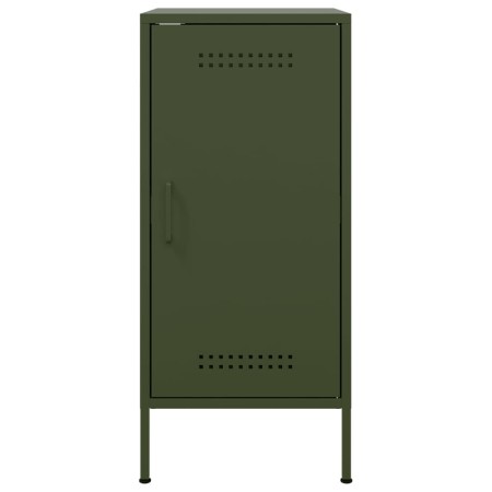 Credenza Verde Oliva 36x39x79 cm in Acciaio Laminato a Freddo