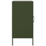 Credenza Verde Oliva 36x39x79 cm in Acciaio Laminato a Freddo