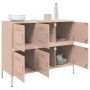 Credenza Rosa 100,5x39x79 cm in Acciaio Laminato a Freddo