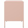 Comodini 2pz Rosa 36x39x50,5cm in Acciaio Laminato a Freddo