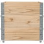 Paretali per Pallet 3 pz 80x60 cm in Legno Massello di Pino